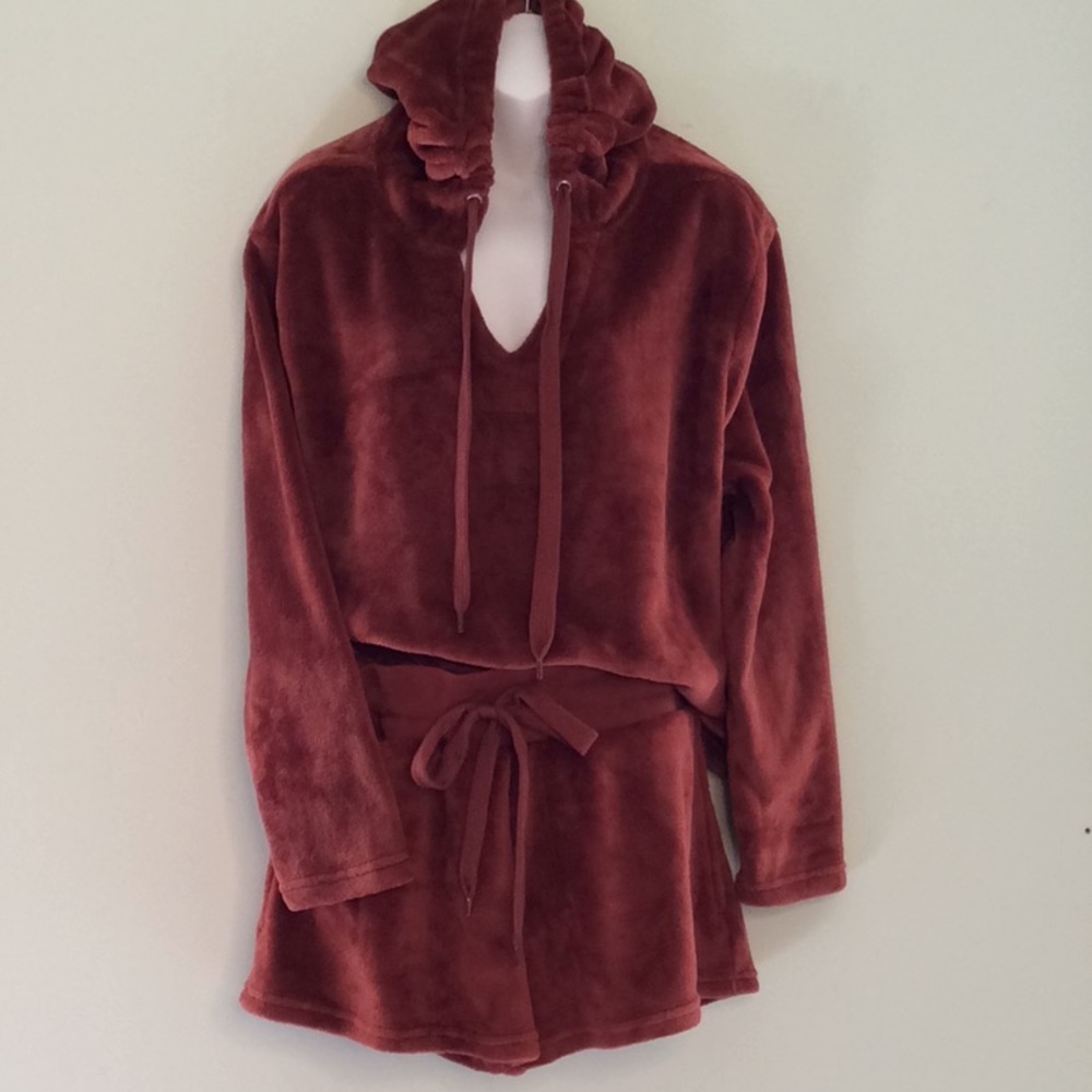 Fifth Sun Hoodie & Shorts Lounger Set